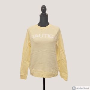 3/$55 Nautica yellow sweatshirt size S NWT
